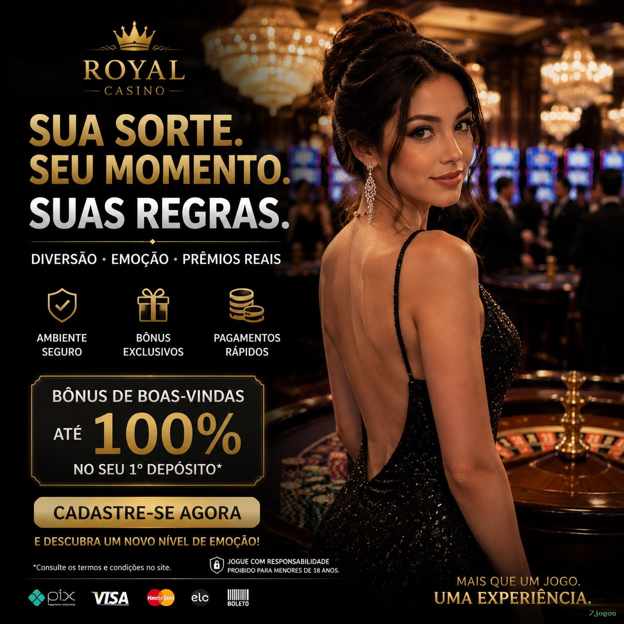 Streaming 4K no cassino ao vivo da 7jogos
